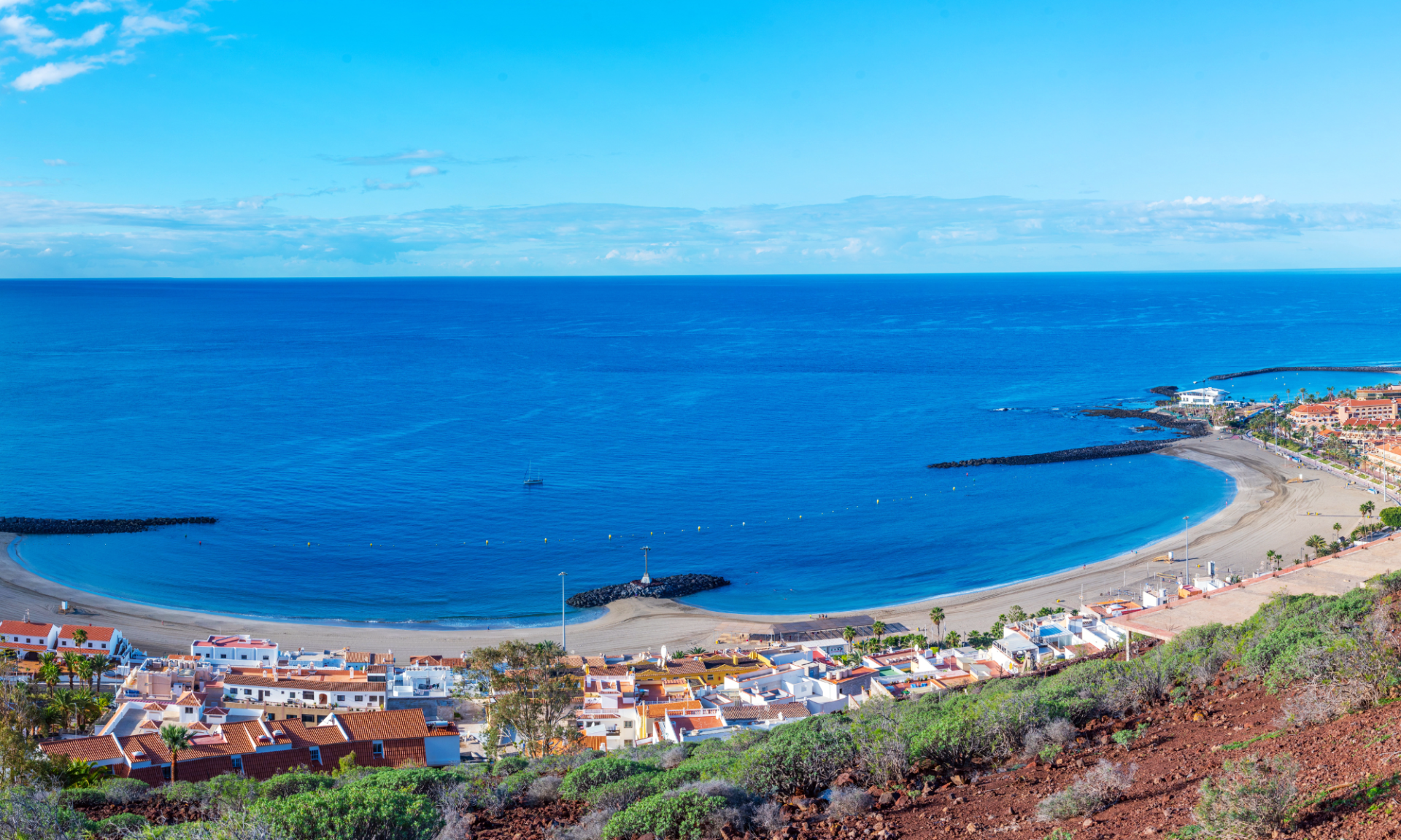 Pláž Playa Las Visitas na Tenerife