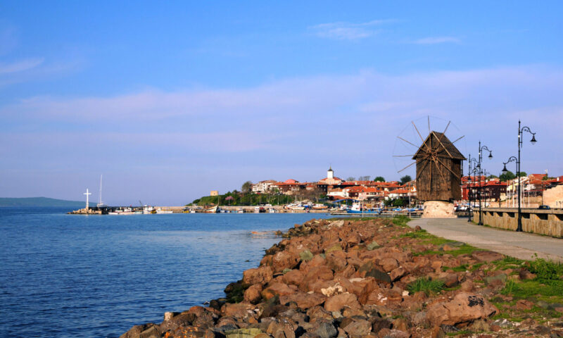 Pohled na starý Nesebar