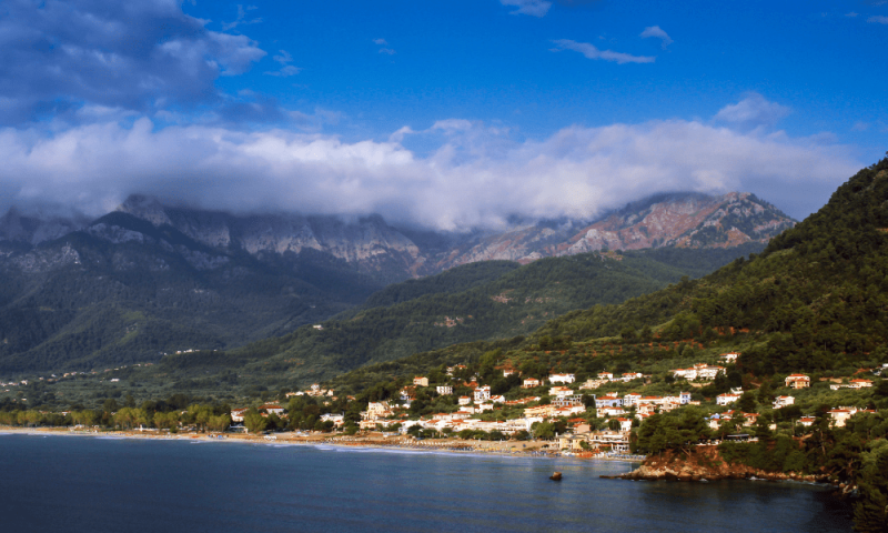 Skala Panagia neboli Chrisi Ammoudia